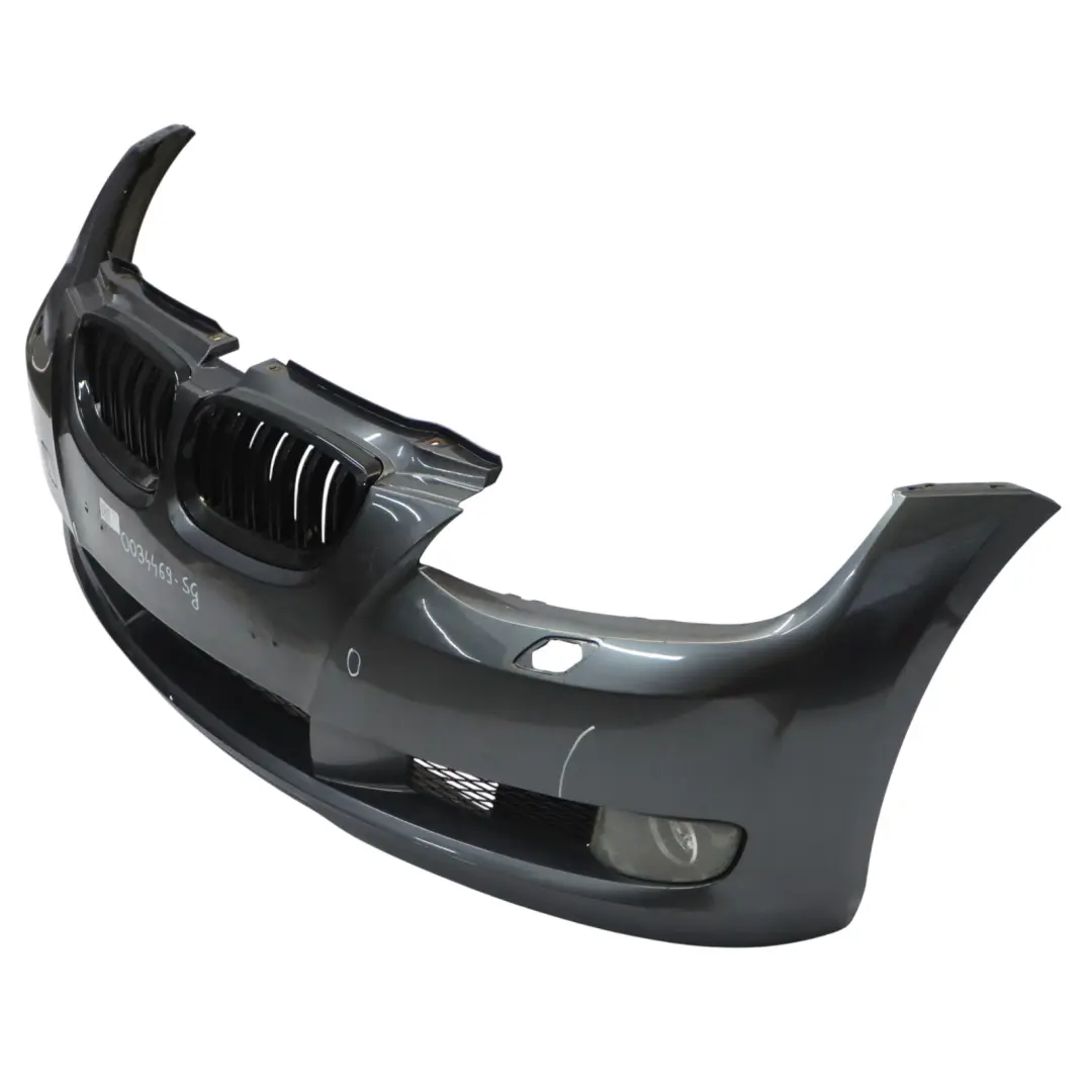 Front Bumper Trim Panel Sparkling Graphite Metallic - A22 to BMW E92 E93 with Part number 0034469 BMW E92 E93 Front Bumper Trim Panel Sparkling Graphite Metallic - A22 - SKU 0034469-SG - Part number 0034469