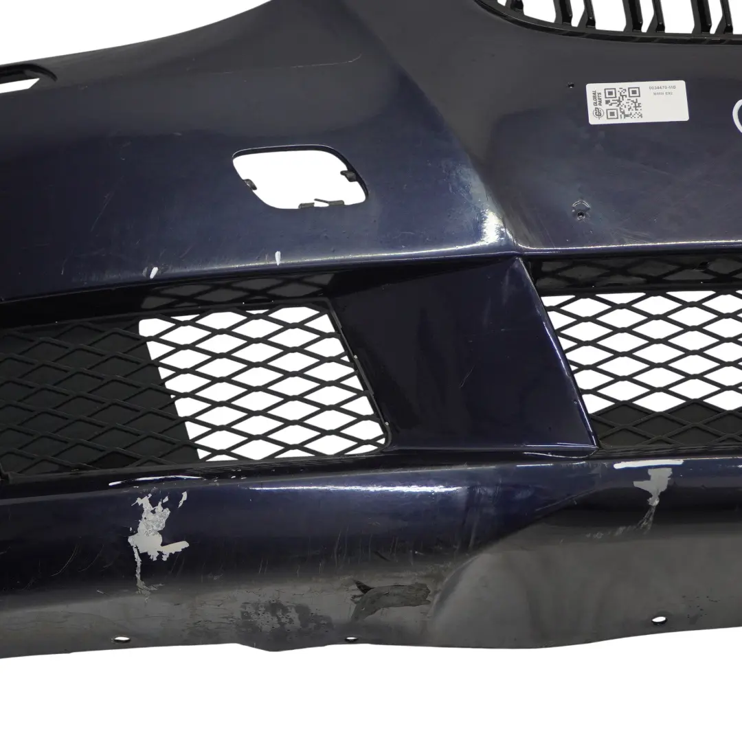 BMW E92 E93 Front Bumper Trim Panel Monacoblau Monaco Blue Metallic - A35 - SKU 0034470-MB - Part number 0034470