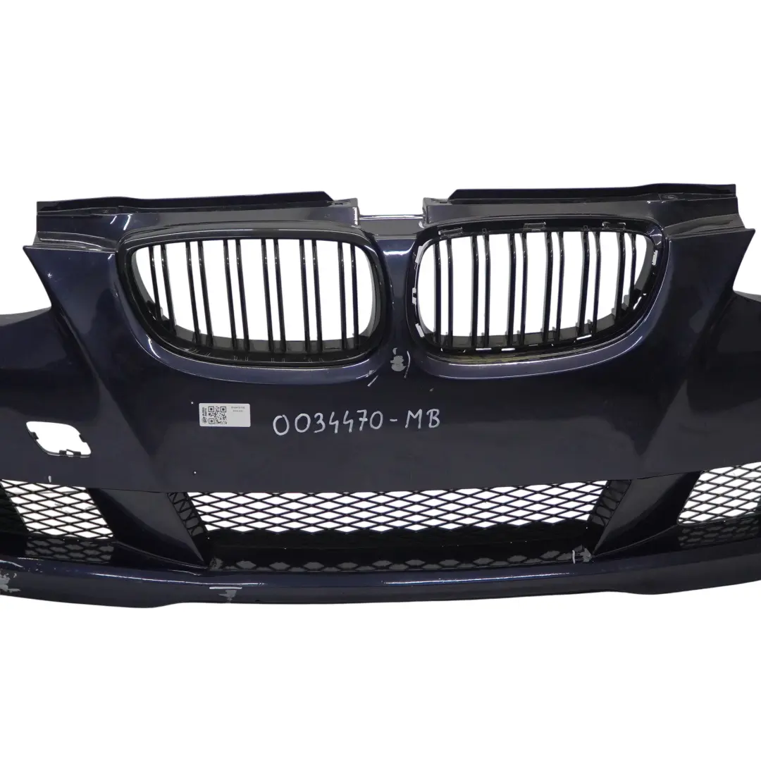 BMW E92 E93 Zderzak Przedni Monacoblau Niebieski Metalik - A35 - SKU 0034470-MB - Numer Części 0034470