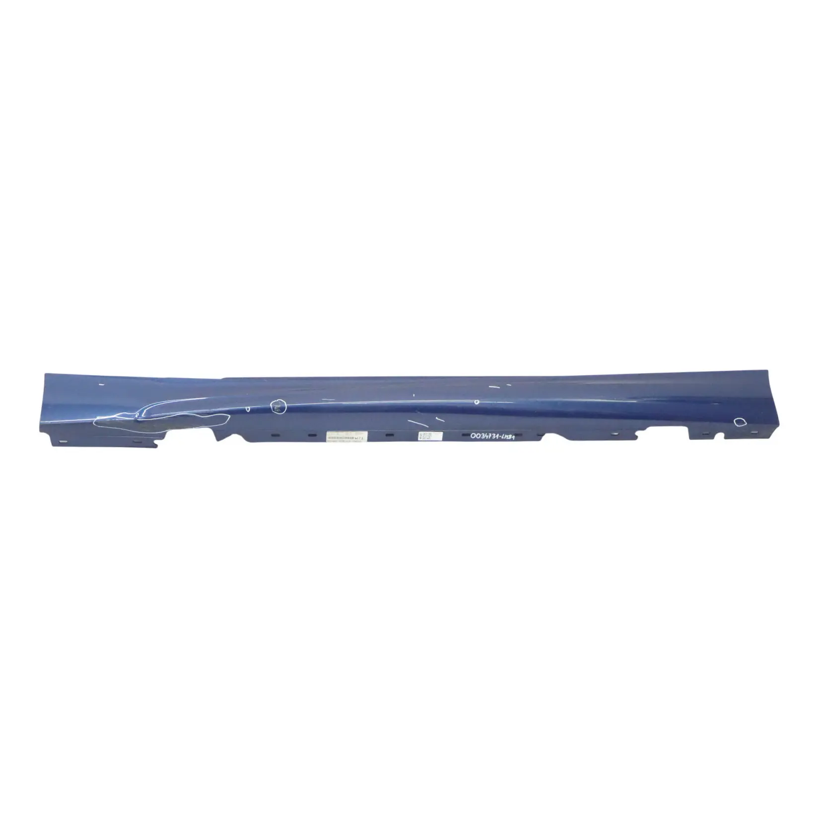BMW E81 E82 E88 M Sport Sill Strip Side Skirt Left N/S Le Mans Blue 381 0034731