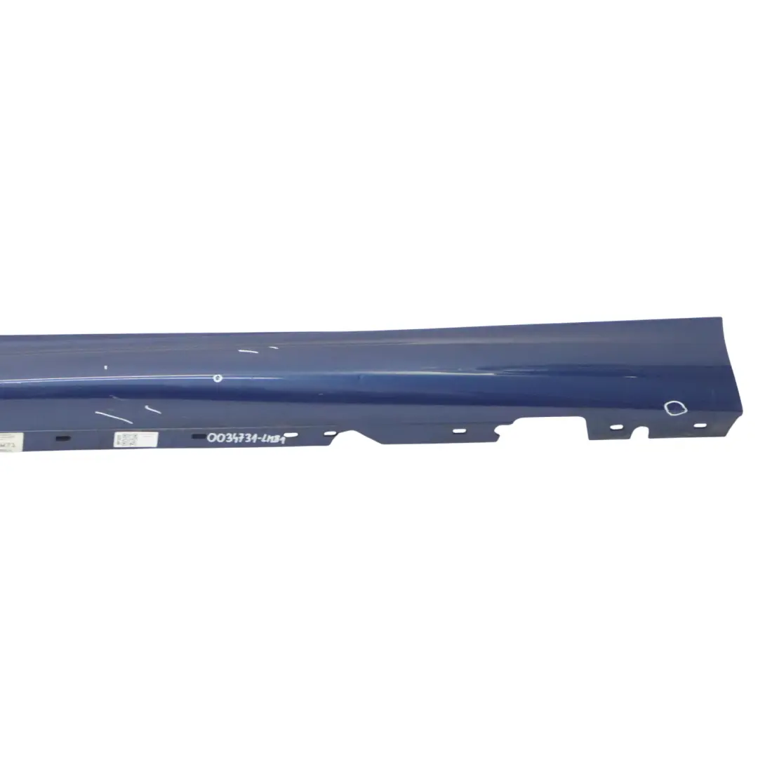 BMW E81 E82 E88 M Sport Sill Strip Side Skirt Left N/S Le Mans Blue 381 - SKU 0034731-LMB1 - Part number 0034731