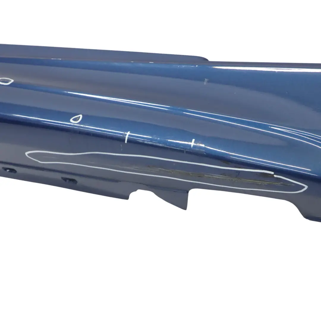 BMW E81 E82 E88 M Sport Sill Strip Faldon Derecho Le Mans Blau - 381 - SKU 0034732-LMB3 - Número de pieza 0034732