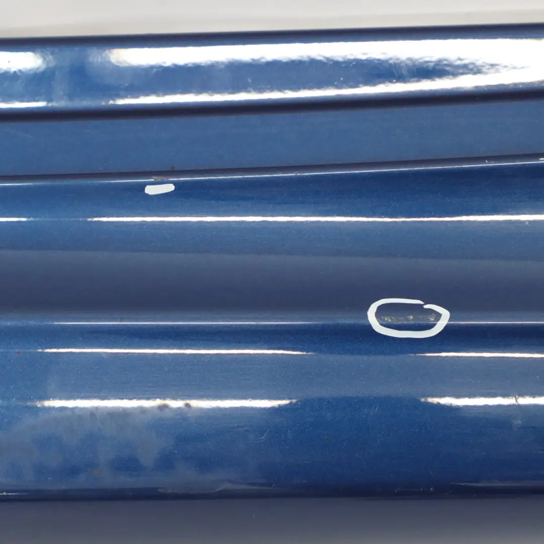 BMW E81 E82 E88 M Sport Listello Portiera Gonna Destra le Mans Blu - 381 - SKU 0034732-LMB3 - Numero di parte 0034732