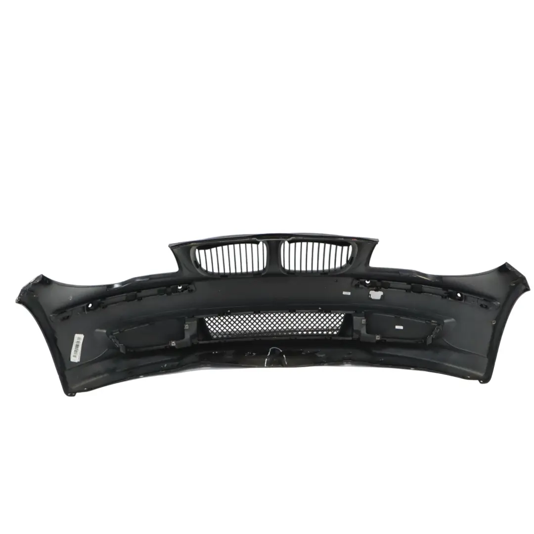 Complete Front Bumper Trim Panel PDC Black Schwarz 2 - 668 to BMW E81 E87 LCI with Part number 0035909 BMW E81 E87 LCI Complete Front Bumper Trim Panel PDC Black Schwarz 2 - 668 - SKU 0035909-SCH - Part number 0035909
