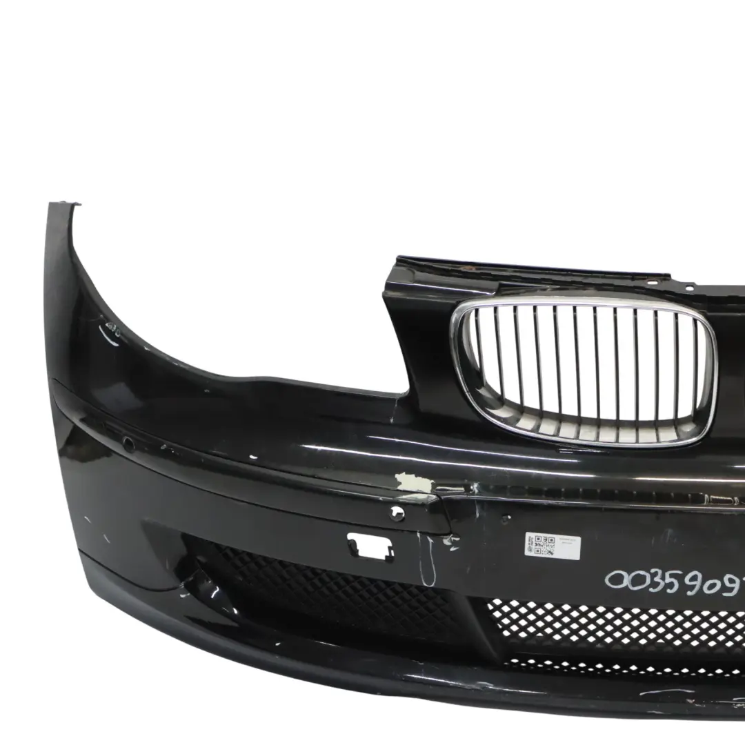 BMW E81 E87 LCI Zderzak Przedni PDC Schwarz 2 Czarny - 668 - SKU 0035909-SCH - Numer Części 0035909
