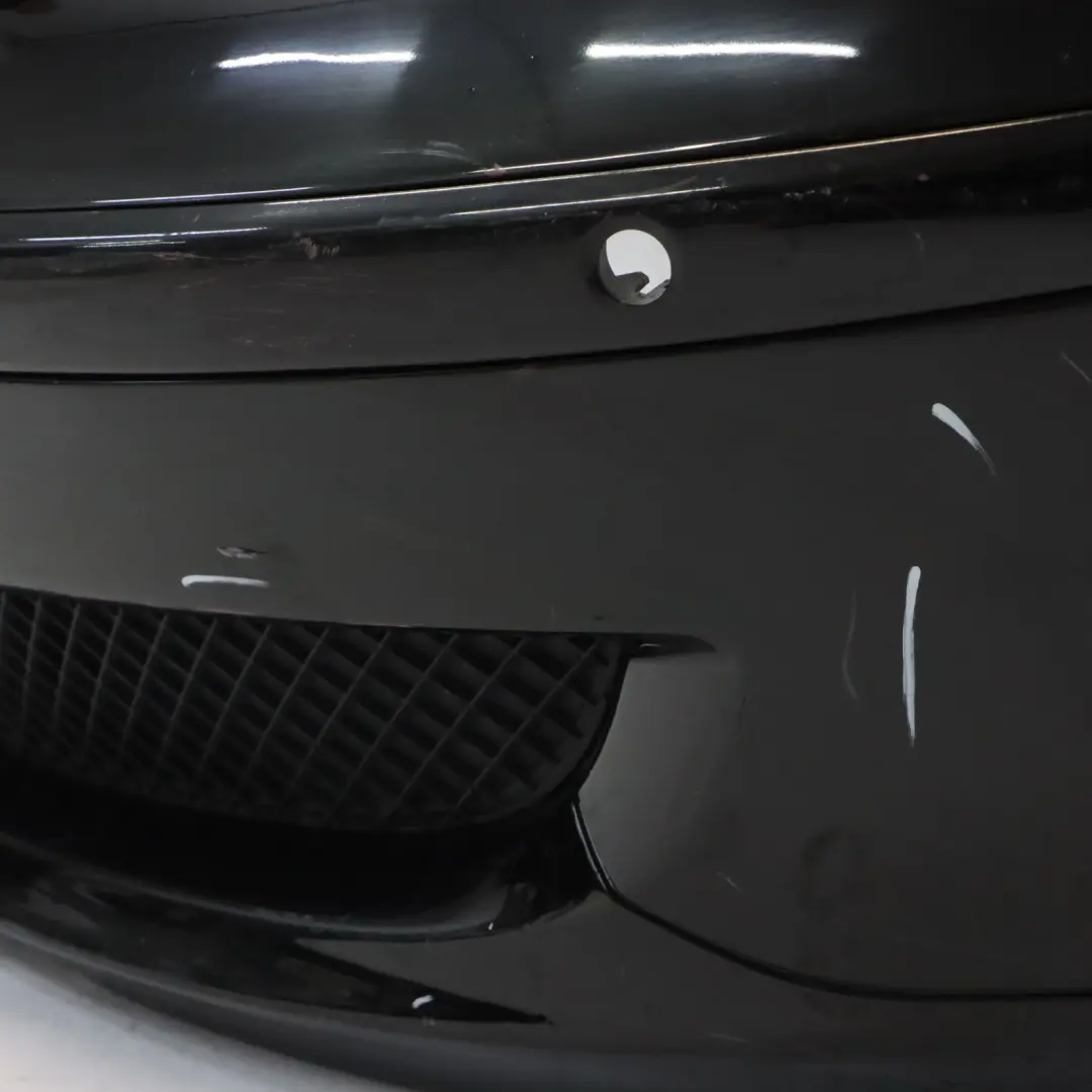 Complete Front Bumper Trim Panel PDC Black Schwarz 2 - 668 to BMW E81 E87 LCI with Part number 0035909 BMW E81 E87 LCI Complete Front Bumper Trim Panel PDC Black Schwarz 2 - 668 - SKU 0035909-SCH - Part number 0035909