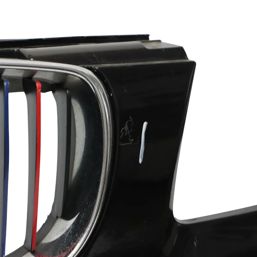 Complete Front Bumper Trim Panel PDC Black Schwarz 2 - 668 to BMW E81 E87 LCI with Part number 0035909 BMW E81 E87 LCI Complete Front Bumper Trim Panel PDC Black Schwarz 2 - 668 - SKU 0035909-SCH - Part number 0035909