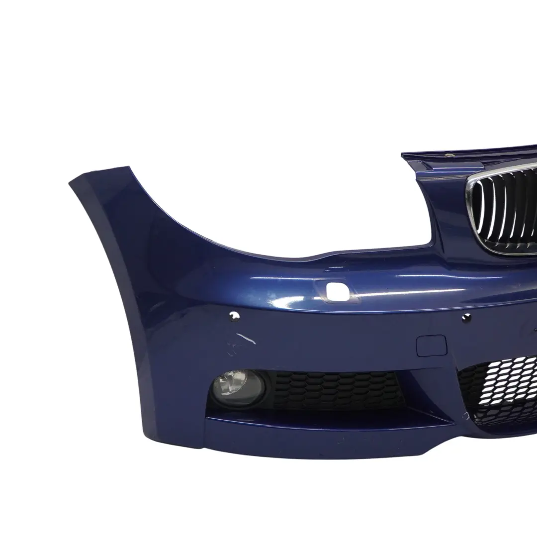 BMW E82 E88 Zderzak Przedni M-Pakiet PDC Le Mans Blue Metallic - 381 - SKU 0036220-LMB - Numer Części 0036220