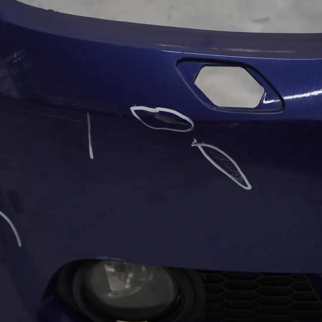 BMW E92 Bumper Front M Sport Trim Panel Le Mans Blau Blue Metallic - 381 - SKU 0036264-LMB - Part number 0036264