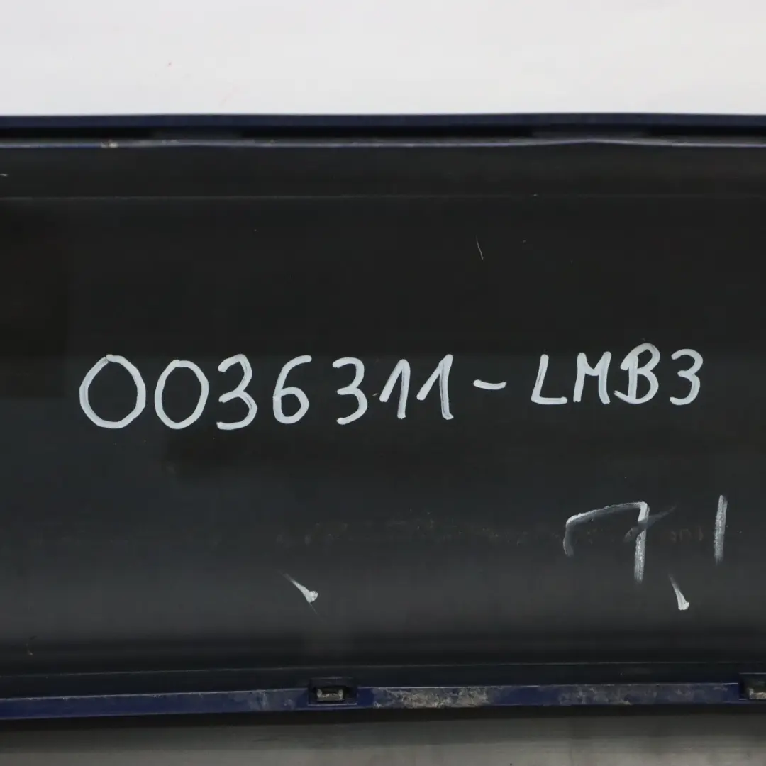 Bumper Trim Panel Le Mans Blue Metallic - 381 to BMW E82 E88 M Sport Rear with Part number 0036311 BMW E82 E88 M Sport Rear Bumper Trim Panel Le Mans Blue Metallic - 381 - SKU 0036311-LMB3 - Part number 0036311