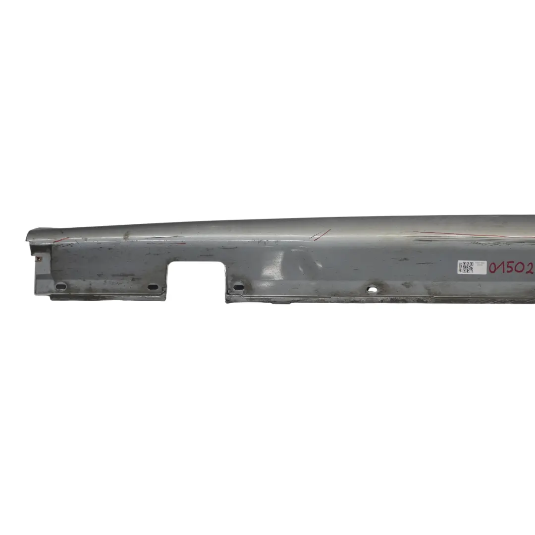 BMW E60 E61 Lado Sill Faldón Cubierta Izquierda Silbergrau Gris Plata - A08 - SKU 0150277-SBG1 - Número de pieza 0150277