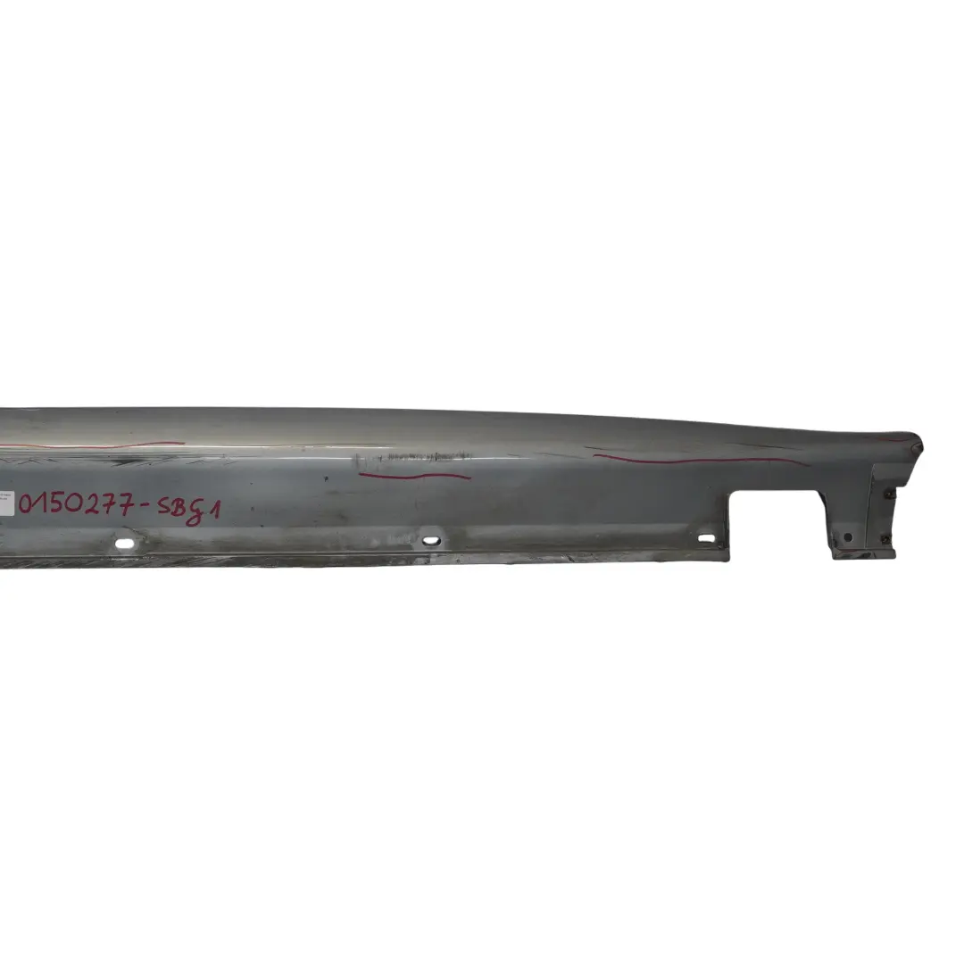 BMW E60 E61 Lado Sill Faldón Cubierta Izquierda Silbergrau Gris Plata - A08 - SKU 0150277-SBG1 - Número de pieza 0150277