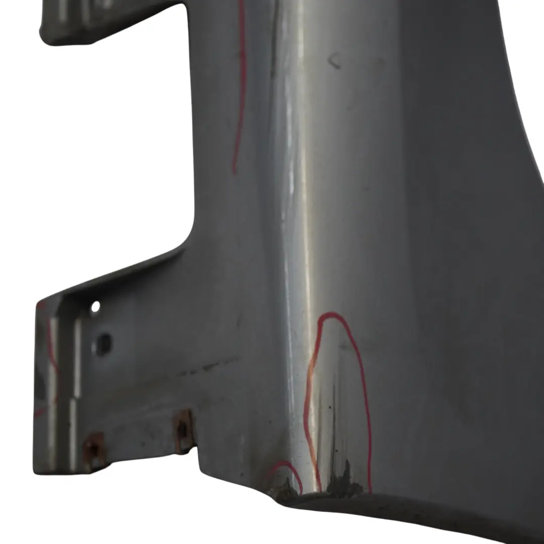 Lado Sill Faldón Cubierta Izquierda Silbergrau Gris Plata - A08 para BMW E60 E61 con número de pieza 0150277 BMW E60 E61 Lado Sill Faldón Cubierta Izquierda Silbergrau Gris Plata - A08 - SKU 0150277-SBG1 - Número de pieza 0150277