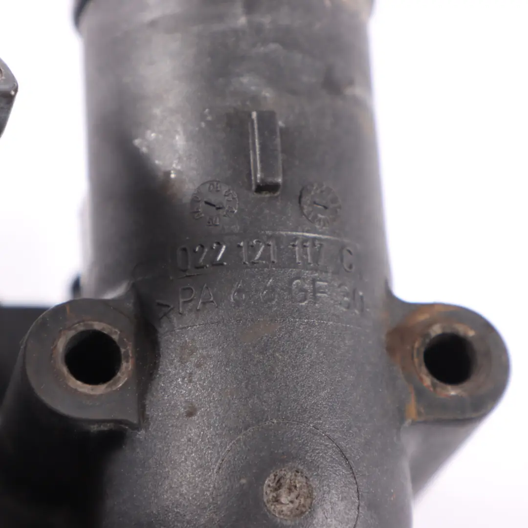 BMJ Petrol Engine Water Thermostat Coolant Housing to Audi A3 8P 3.2 with Part number 022121117C Audi A3 8P 3.2 BMJ Petrol Engine Water Thermostat Coolant Housing - SKU 022121117C - Part number 022121117C