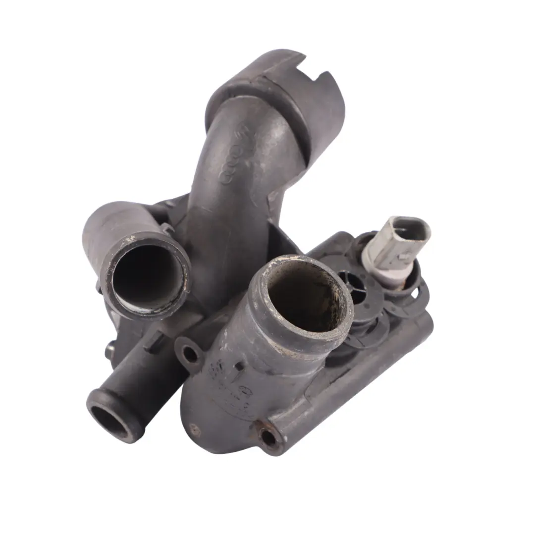 BMJ Boîtier liquide refroidissement thermostat d'eau Audi A3 8P 3.2 - SKU 022121117C - Numéro de pièce 022121117C