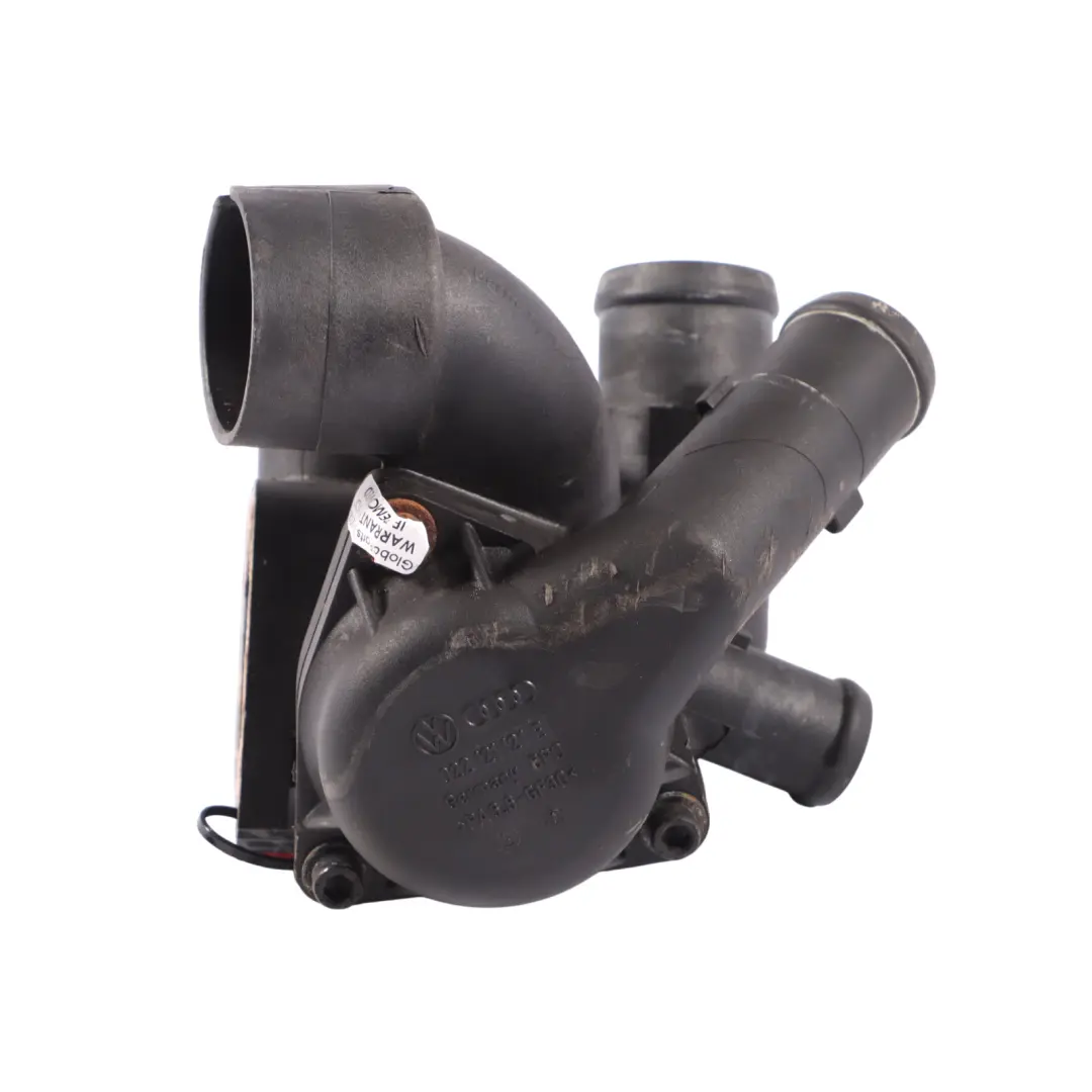BMJ Boîtier liquide refroidissement thermostat d'eau Audi A3 8P 3.2 - SKU 022121117C - Numéro de pièce 022121117C