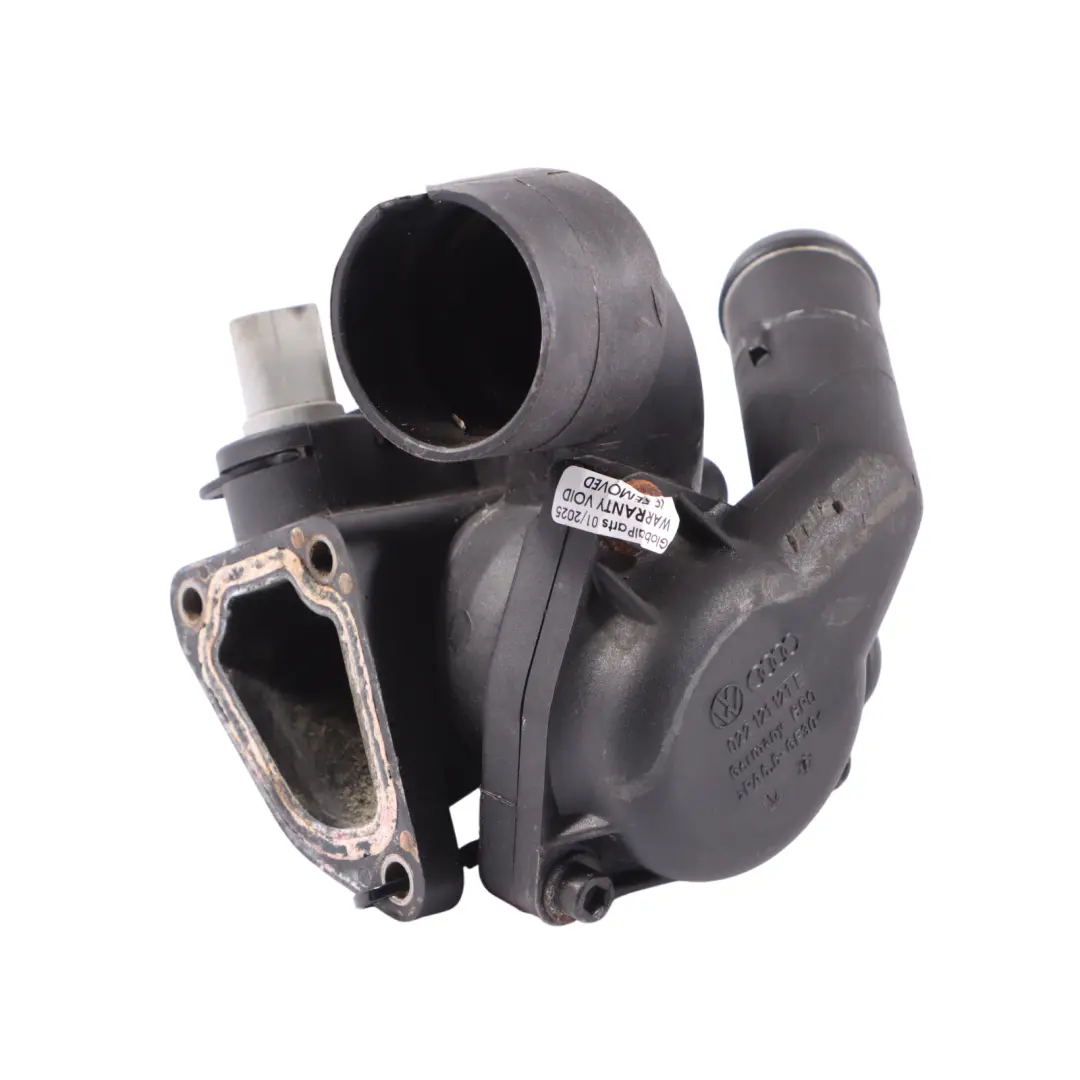 BMJ Boîtier liquide refroidissement thermostat d'eau Audi A3 8P 3.2 - SKU 022121117C - Numéro de pièce 022121117C