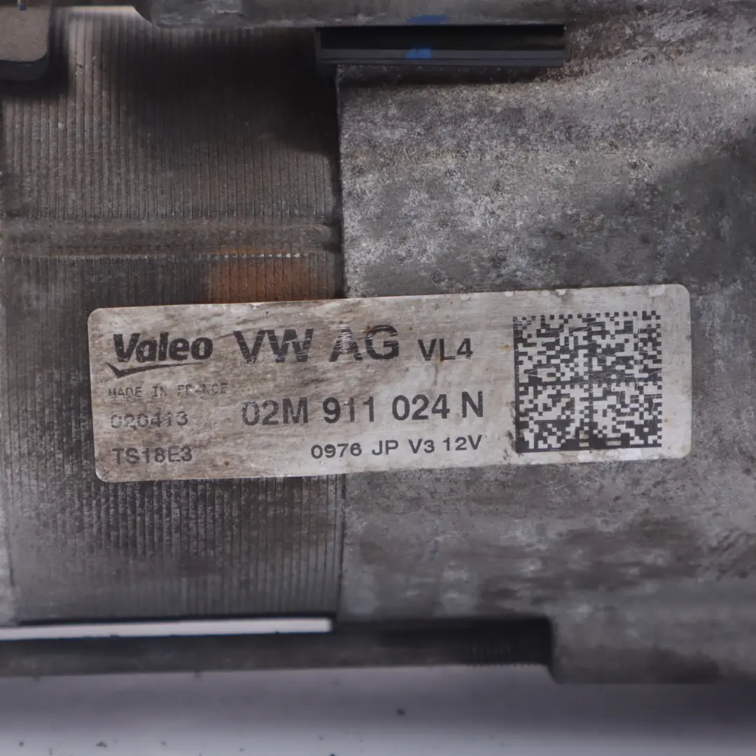 Démarreur moteur diesel Valeo pour Audi TT 8J à propos du numéro de pièce 02M911024N Audi TT 8J Démarreur moteur diesel Valeo - SKU 02M911024N - Numéro de pièce 02M911024N