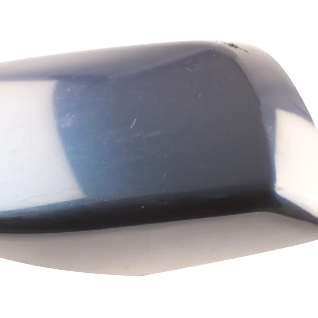 Wing Mirror Cover BMW E60 E61 Left N/S Cap Casing Housing Deep Sea Blue - A76 to with Part number 0300238 Wing Mirror Cover BMW E60 E61 Left N/S Cap Casing Housing Deep Sea Blue - A76 - SKU 0300238-DSB - Part number 0300238