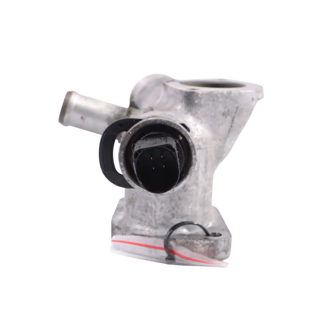 Coolant Thermostat Housing Flange to VW Volkswagen New Beetle 1.9 TDI with Part number 038121133A VW Volkswagen New Beetle 1.9 TDI Coolant Thermostat Housing Flange - SKU 038121133A - Part number 038121133A