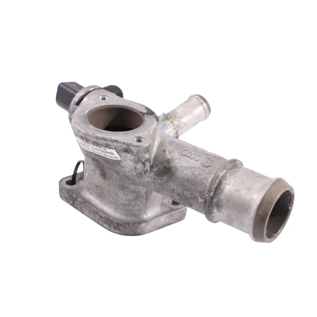 Carcasa Termostato Refrigerante Brida para Volkswagen New Beetle 1.9 TDI con número de pieza 038121133A Volkswagen New Beetle 1.9 TDI Carcasa Termostato Refrigerante Brida - SKU 038121133A - Número de pieza 038121133A