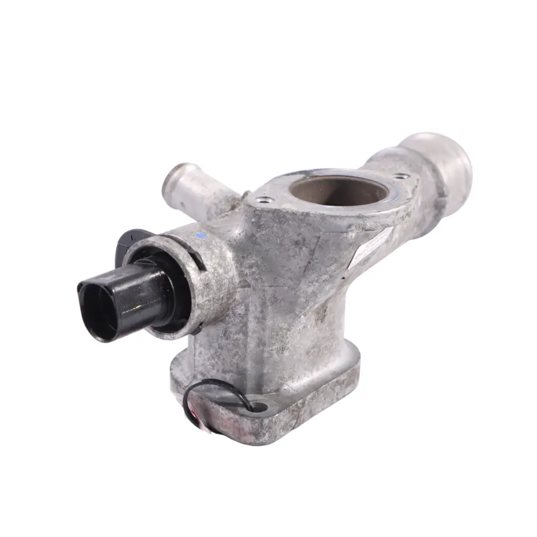 Coolant Thermostat Housing Flange to VW Volkswagen New Beetle 1.9 TDI with Part number 038121133A VW Volkswagen New Beetle 1.9 TDI Coolant Thermostat Housing Flange - SKU 038121133A - Part number 038121133A