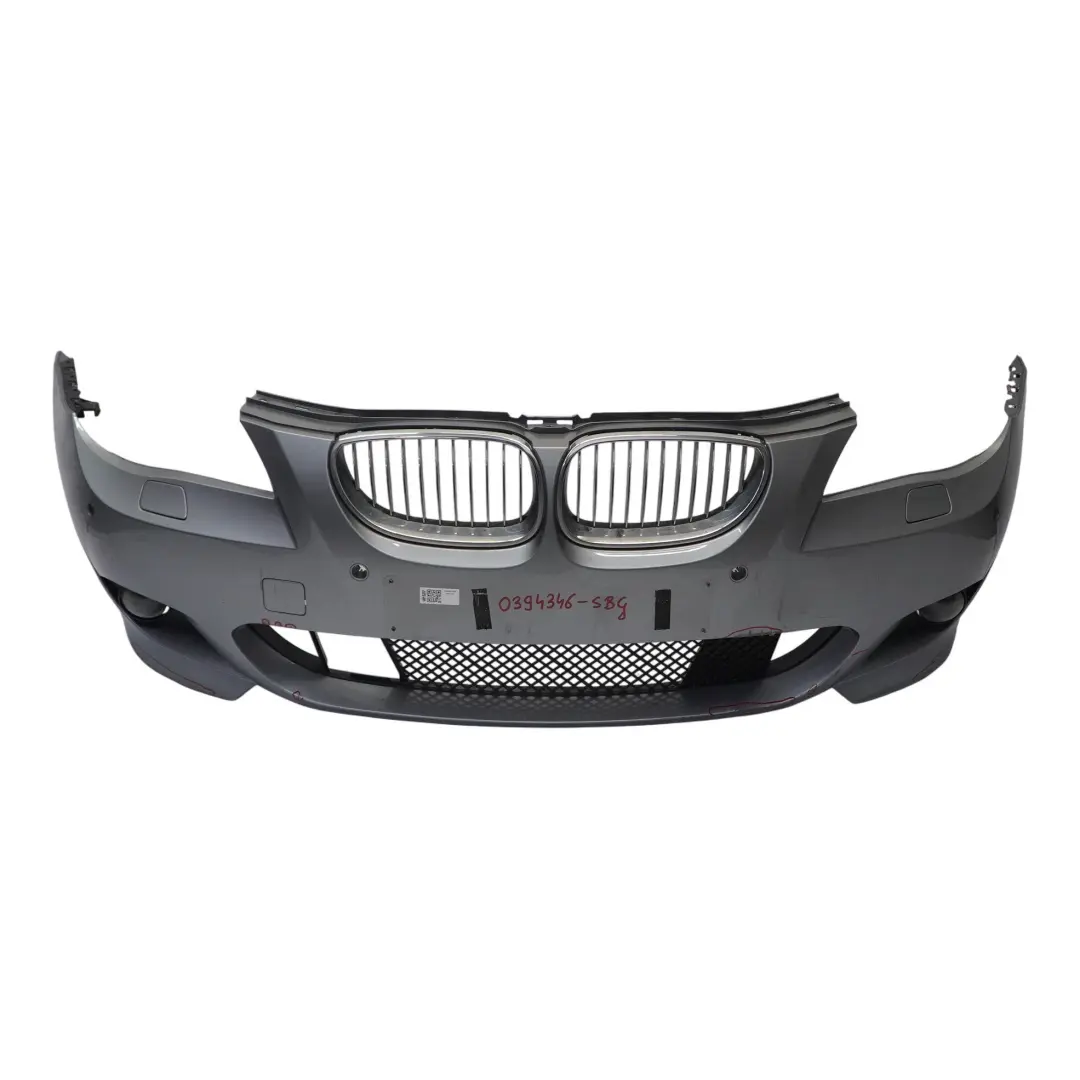 Front Bumper BMW E60 M Sport Trim Panel Silbergrau Silver Grey Metallic - A08 to with Part number 0394346 Front Bumper BMW E60 M Sport Trim Panel Silbergrau Silver Grey Metallic - A08 - SKU 0394346-SBG - Part number 0394346