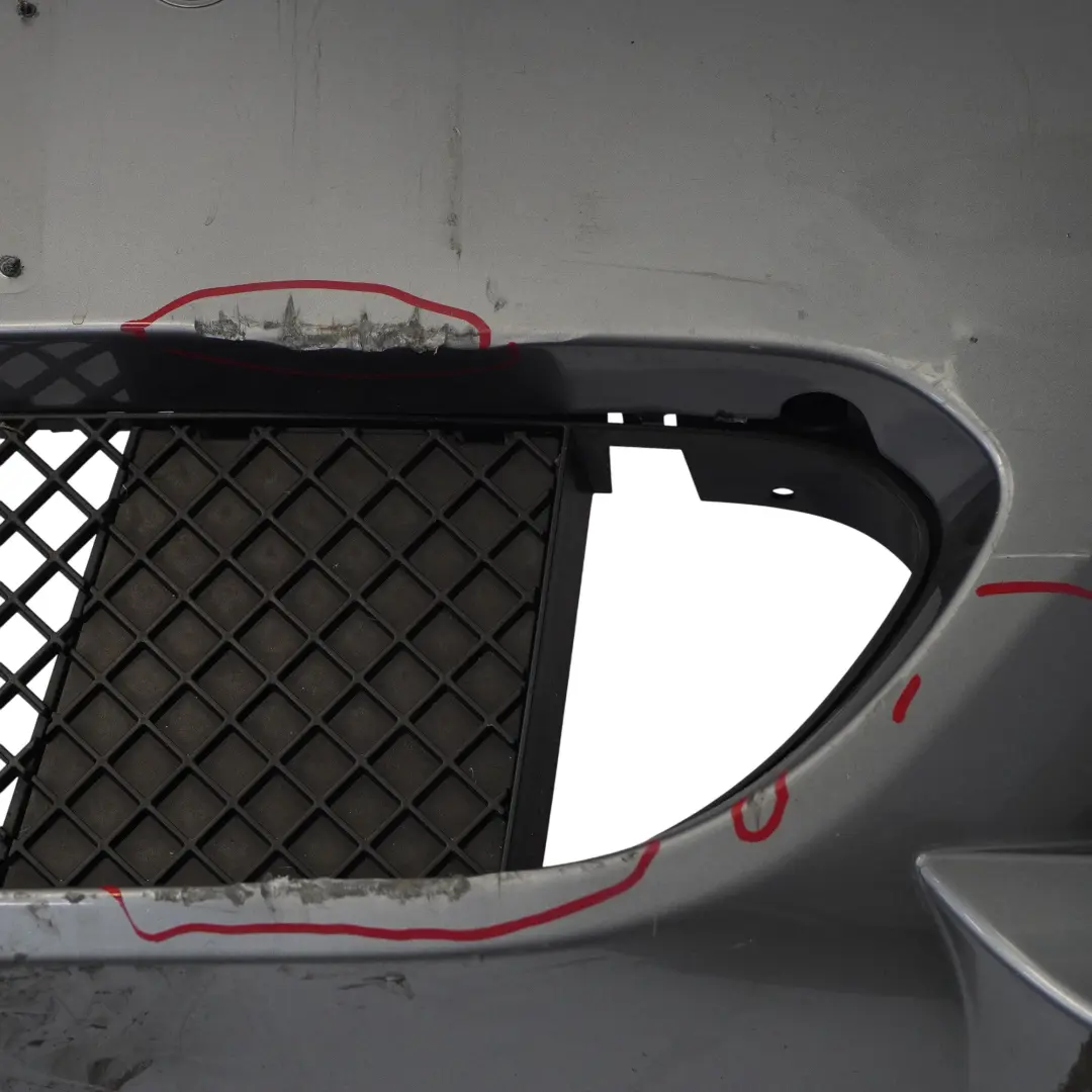 Front Bumper BMW E60 M Sport Trim Panel Silbergrau Silver Grey Metallic - A08 to with Part number 0394346 Front Bumper BMW E60 M Sport Trim Panel Silbergrau Silver Grey Metallic - A08 - SKU 0394346-SBG - Part number 0394346