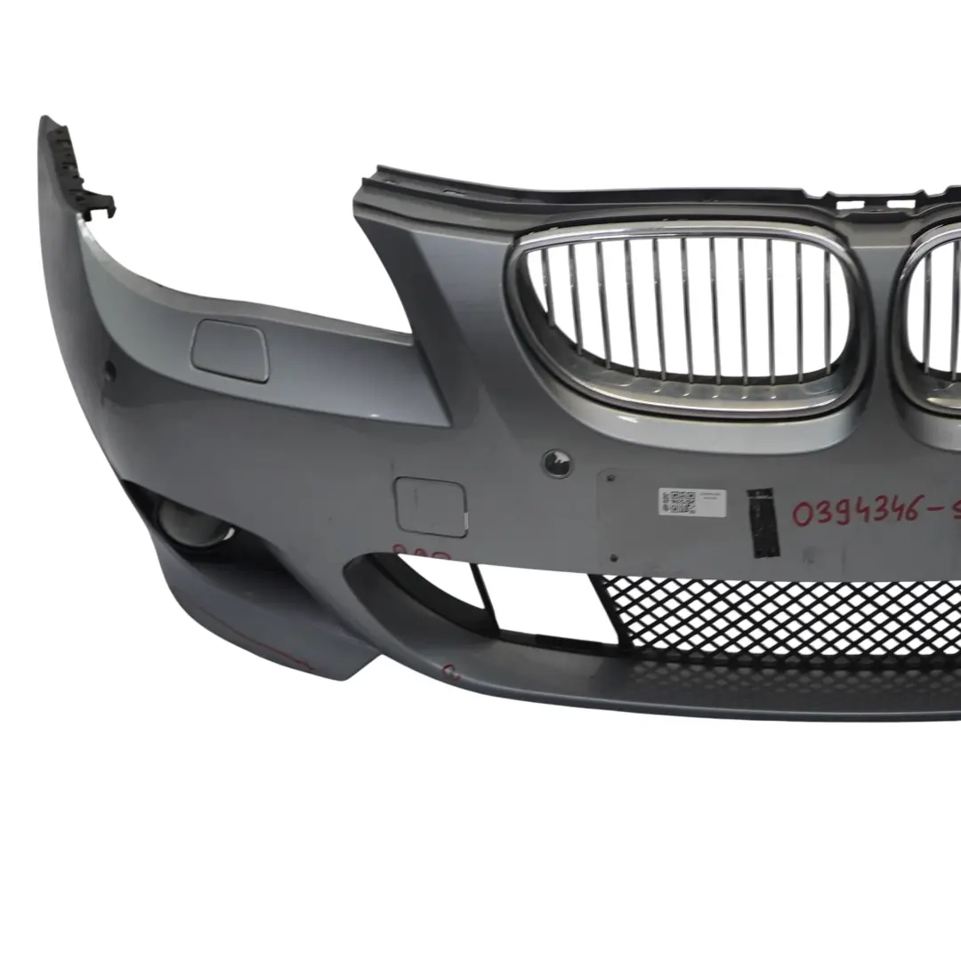 Front Bumper BMW E60 M Sport Trim Panel Silbergrau Silver Grey Metallic - A08 to with Part number 0394346 Front Bumper BMW E60 M Sport Trim Panel Silbergrau Silver Grey Metallic - A08 - SKU 0394346-SBG - Part number 0394346
