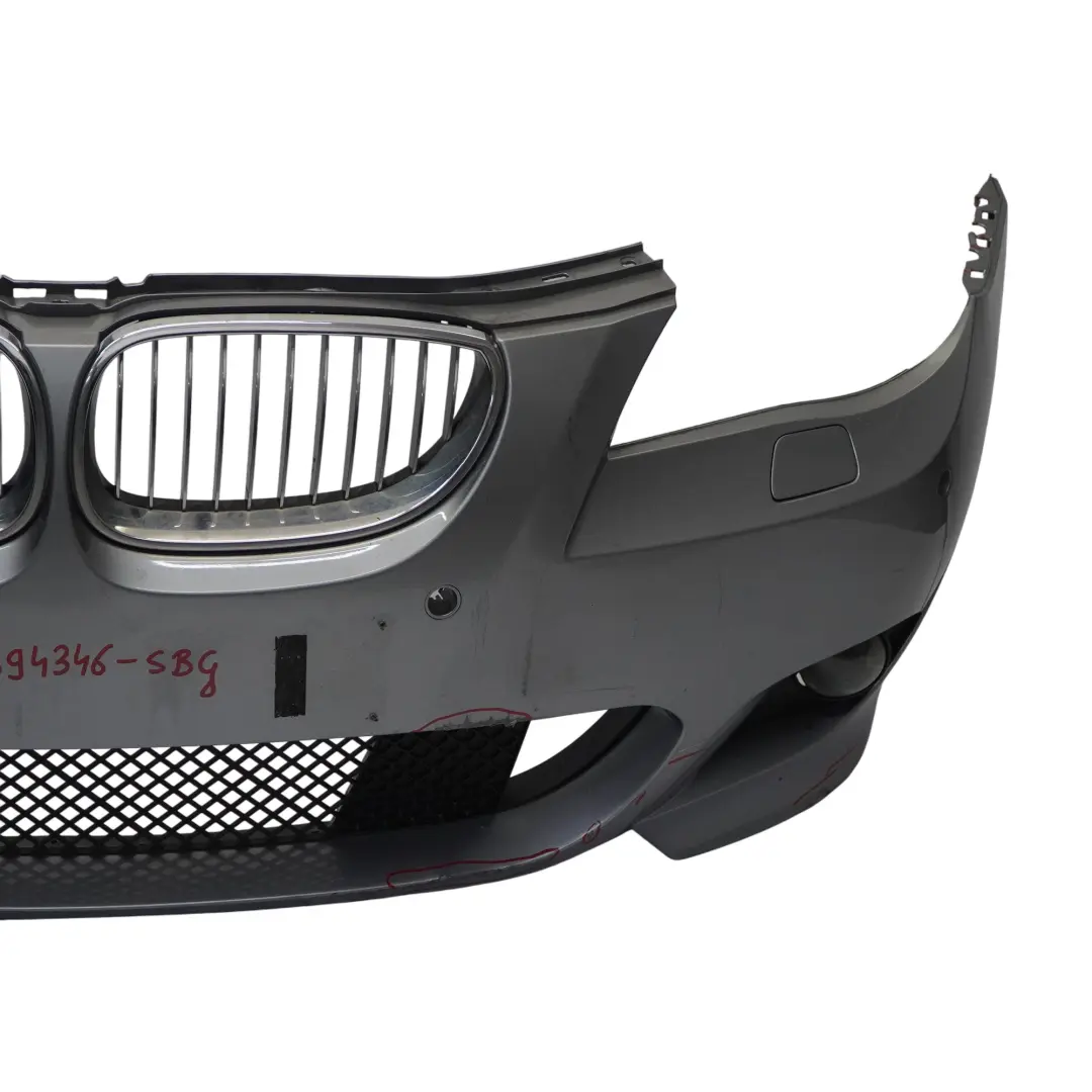 Front Bumper BMW E60 M Sport Trim Panel Silbergrau Silver Grey Metallic - A08 to with Part number 0394346 Front Bumper BMW E60 M Sport Trim Panel Silbergrau Silver Grey Metallic - A08 - SKU 0394346-SBG - Part number 0394346
