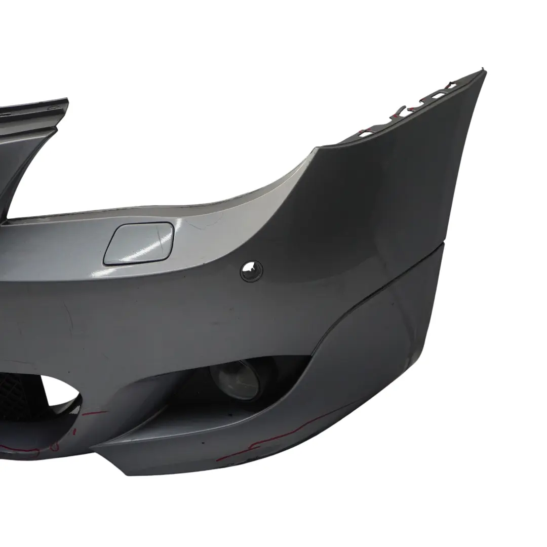 Front Bumper BMW E60 M Sport Trim Panel Silbergrau Silver Grey Metallic - A08 to with Part number 0394346 Front Bumper BMW E60 M Sport Trim Panel Silbergrau Silver Grey Metallic - A08 - SKU 0394346-SBG - Part number 0394346