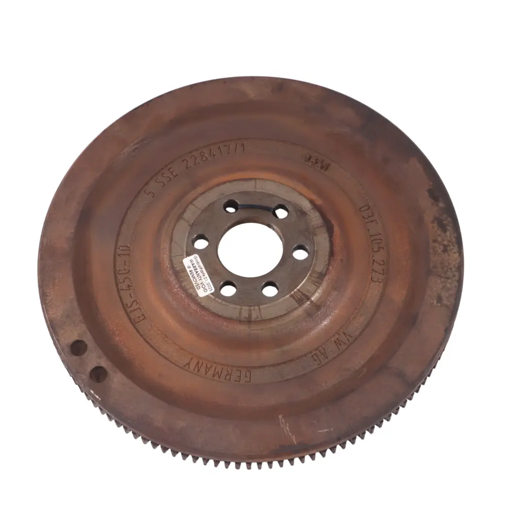 Couronne dentée démarreur à essence Manuel pour Volkswagen Polo 6R 1.2 TSI à propos du numéro de pièce 03F105273 Volkswagen Polo 6R 1.2 TSI Couronne dentée démarreur à essence Manuel - SKU 03F105273 - Numéro de pièce 03F105273