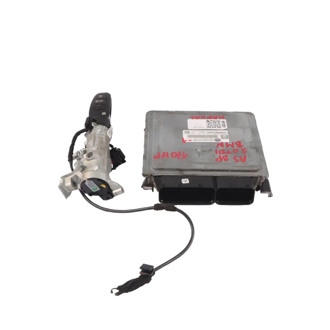 Audi A3 8P 2.0 TDI 170HP BMN Motor ECU Kit Chiave Accensione Manuale - SKU 03G906018DN-1 - Numero di parte 03G906018DN