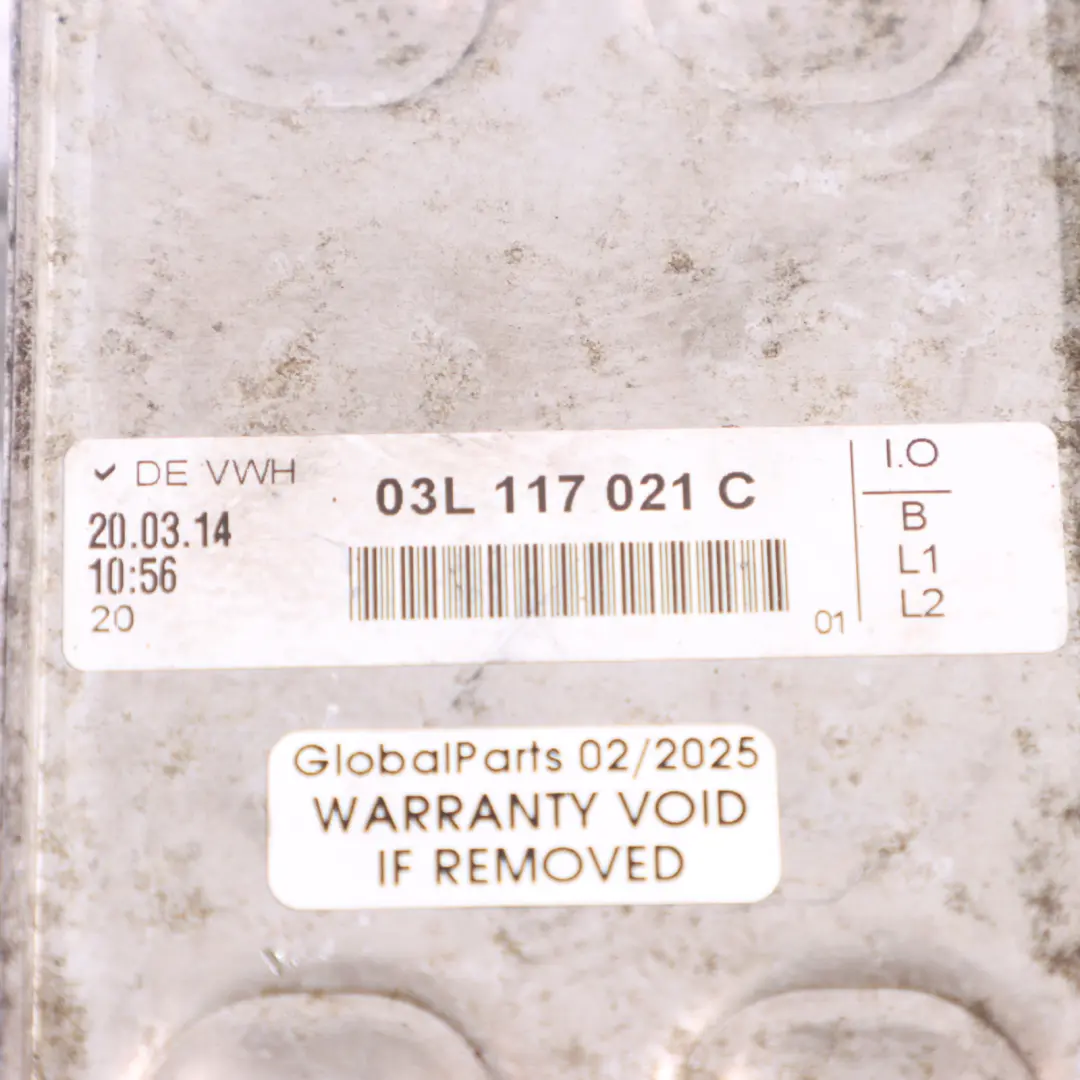 Audi Volkswagen Seat Skoda Diesel Ölfilter Gehäuse Ölkühler - SKU 03L117021C - Teilenummer 03L117021C