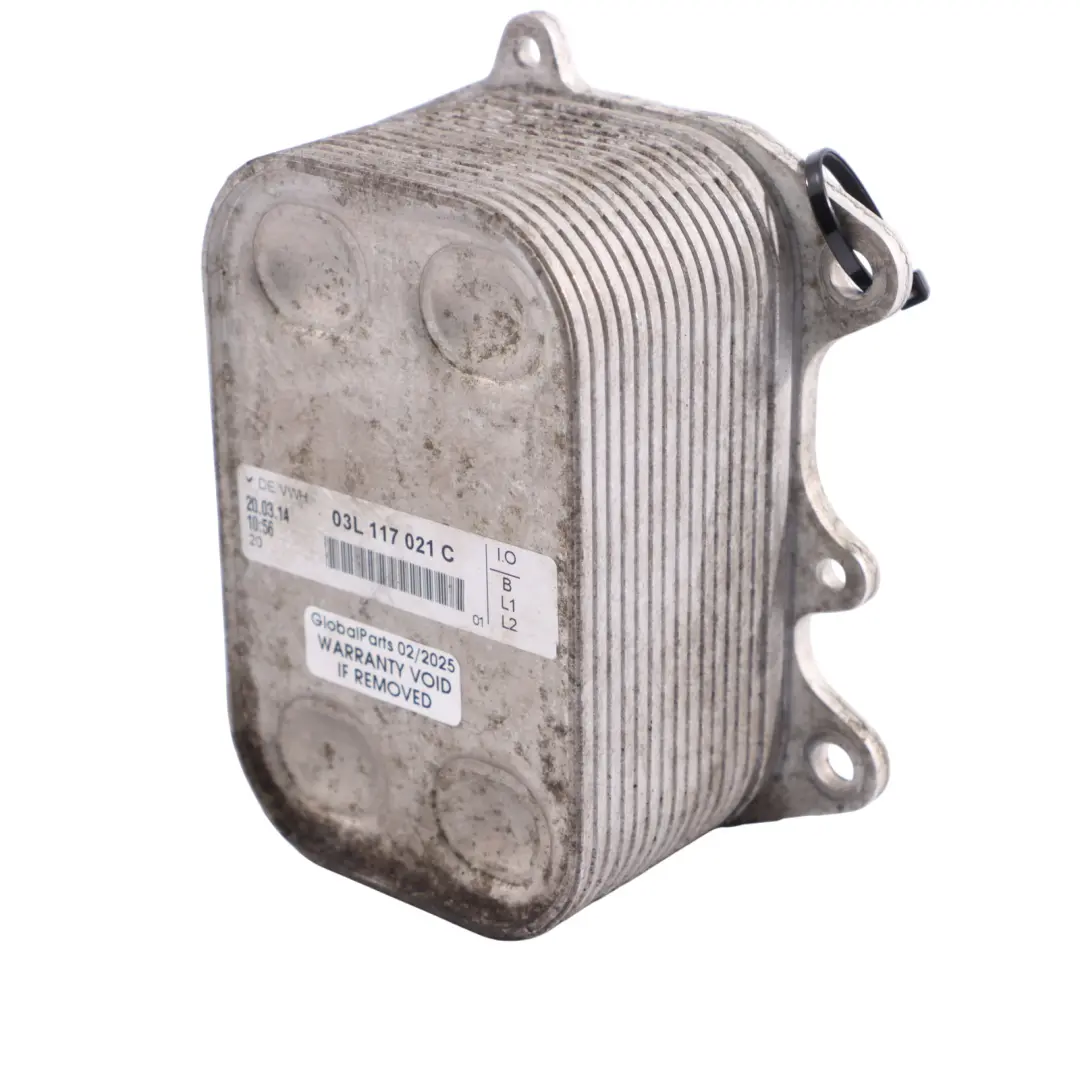 Audi Volkswagen Seat Skoda Diesel Chłodnica Obudowa Filtra Oleju - SKU 03L117021C - Numer Części 03L117021C