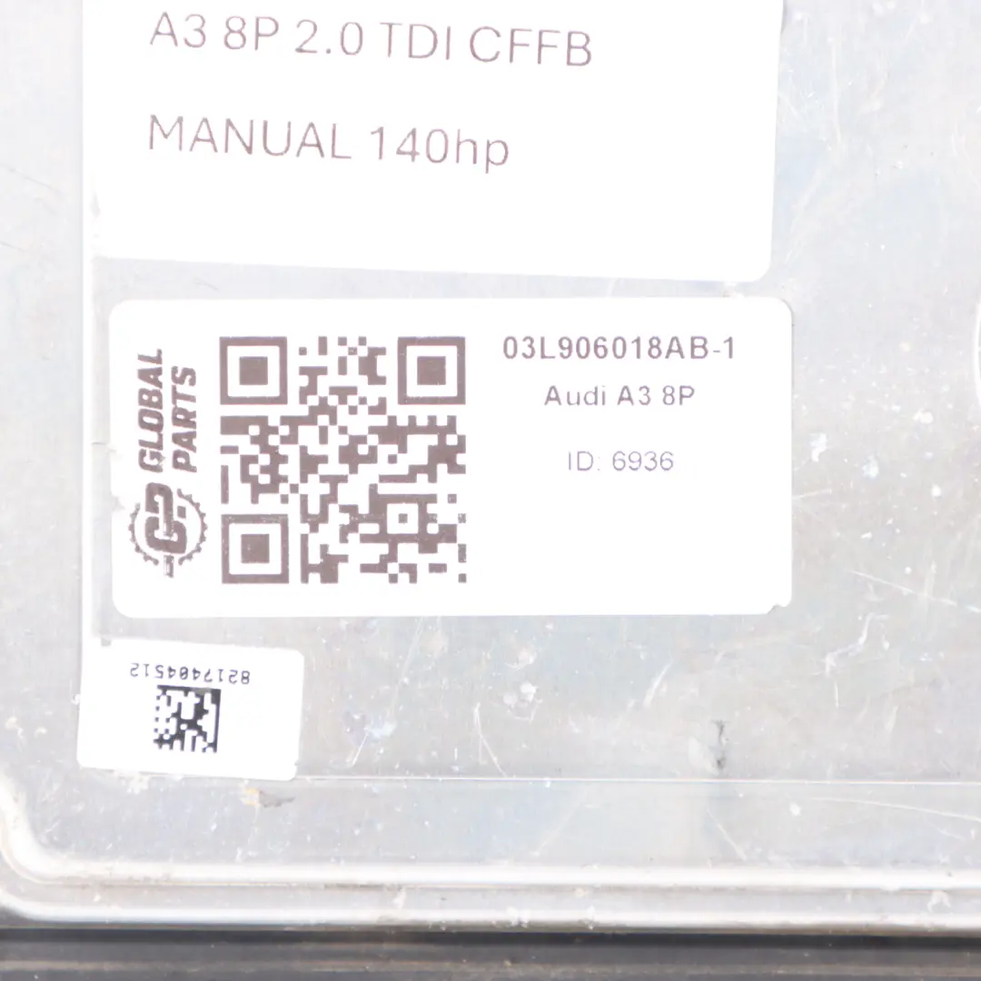 CFFB 2.0 TDI 140HP Diesel Engine ECU Kit Ignition + 2 Key to Audi A3 8P with Part number 03L906018AB Audi A3 8P CFFB 2.0 TDI 140HP Diesel Engine ECU Kit Ignition + 2 Key - SKU 03L906018AB-1 - Part number 03L906018AB