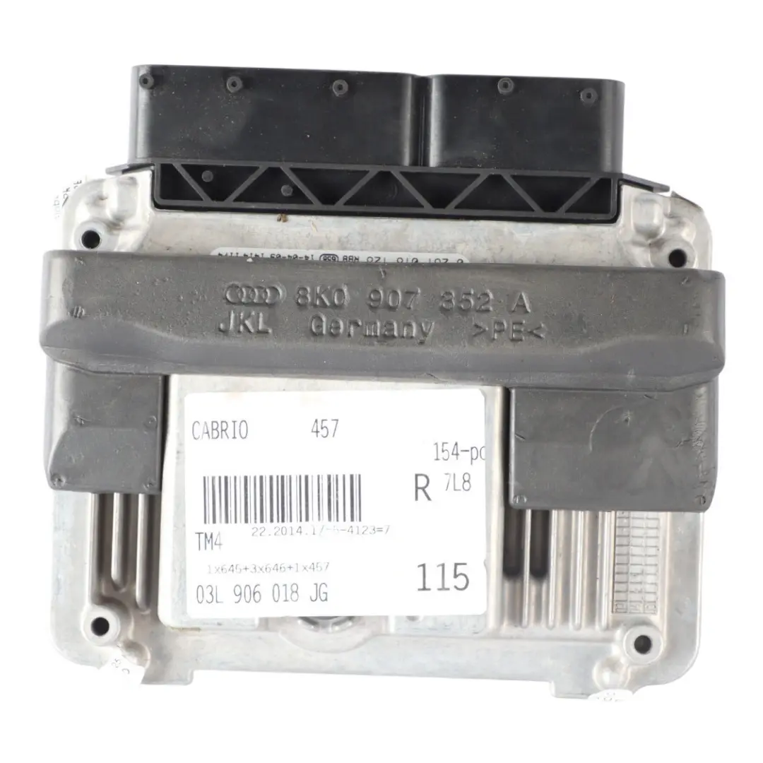8F 2.0 TDI CGLC 177HP Diesel Unità Motore ECU Manuale per Audi A5 con numero di parte 03L906018JG Audi A5 8F 2.0 TDI CGLC 177HP Diesel Unità Motore ECU Manuale - SKU 03L906018JG - Numero di parte 03L906018JG
