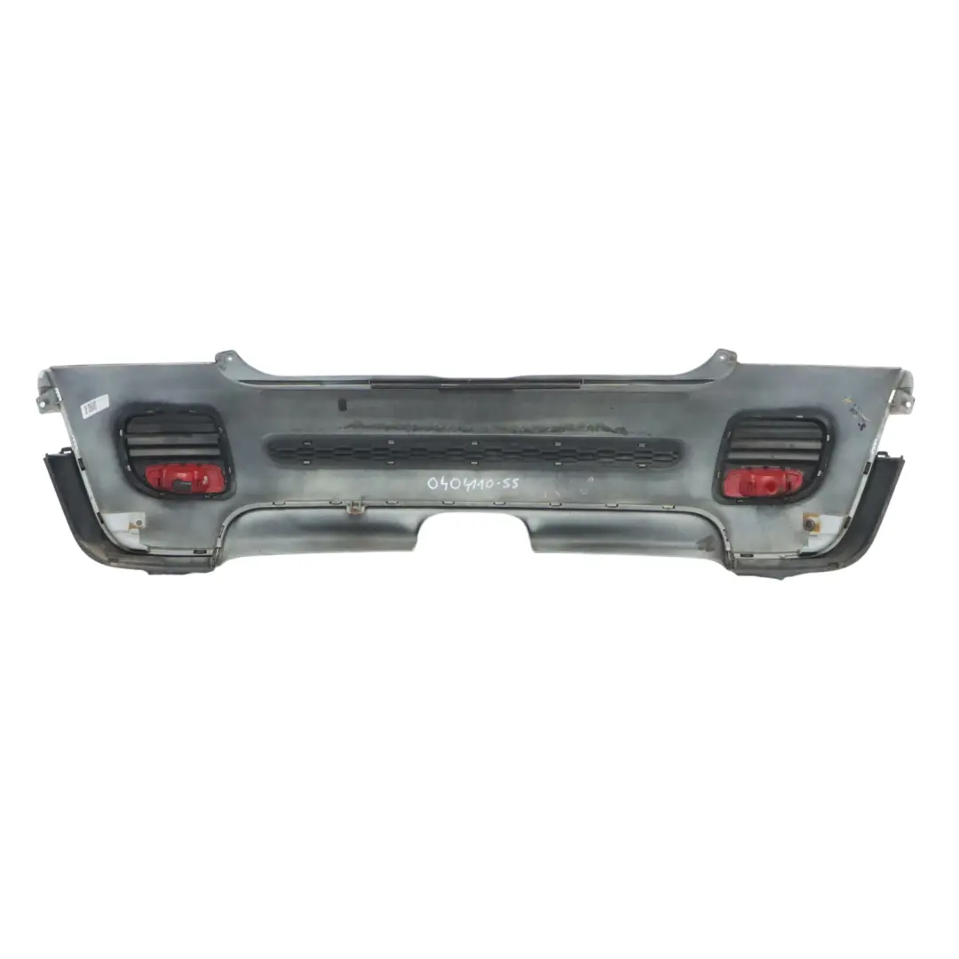 Mini R56 R57 Rear Bumper Trim JCW Aerokit Sparkling Silver Metallic - A60 - SKU 0404110-SS - Part number 0404110