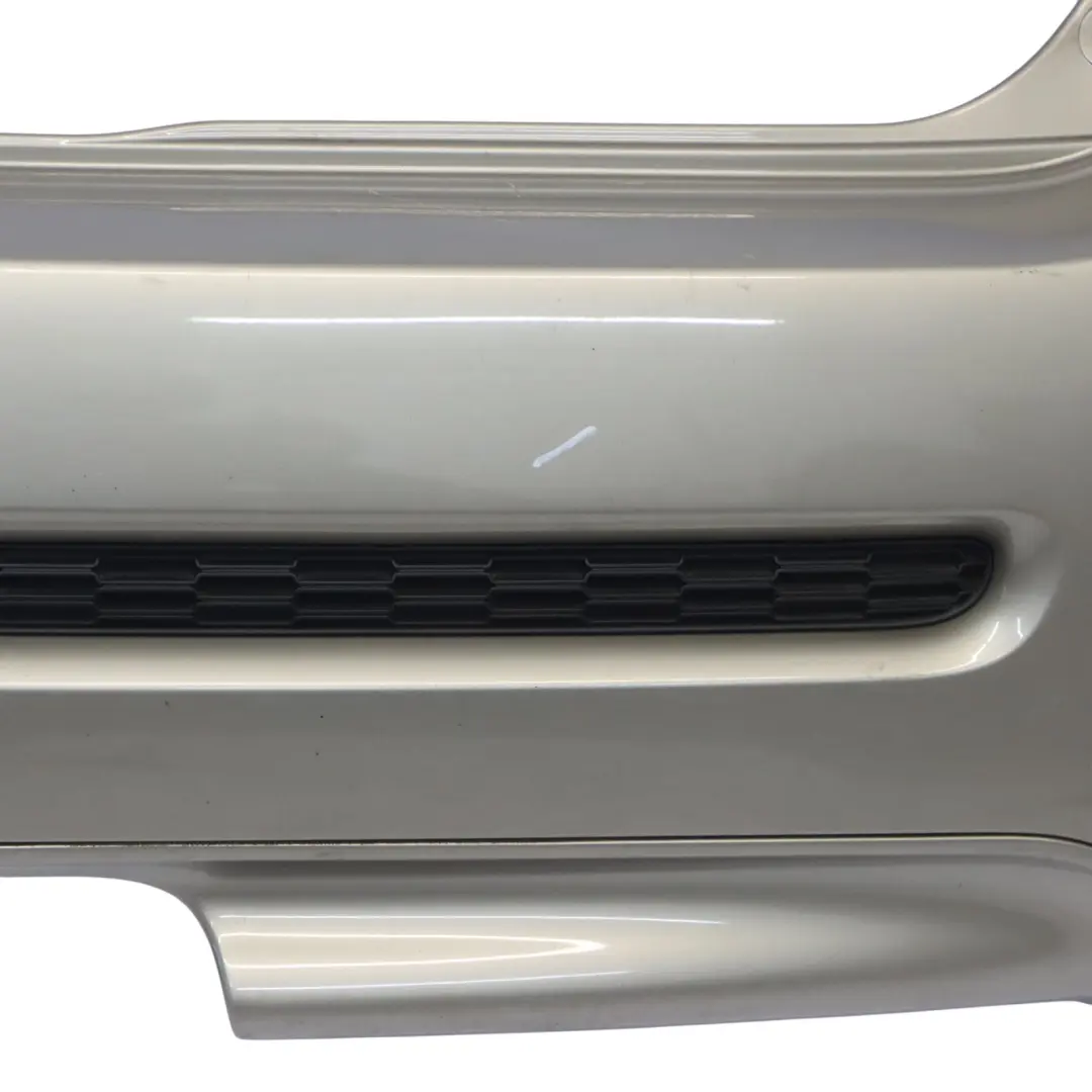 Mini R56 R57 Rear Bumper Trim JCW Aerokit Sparkling Silver Metallic - A60 - SKU 0404110-SS - Part number 0404110