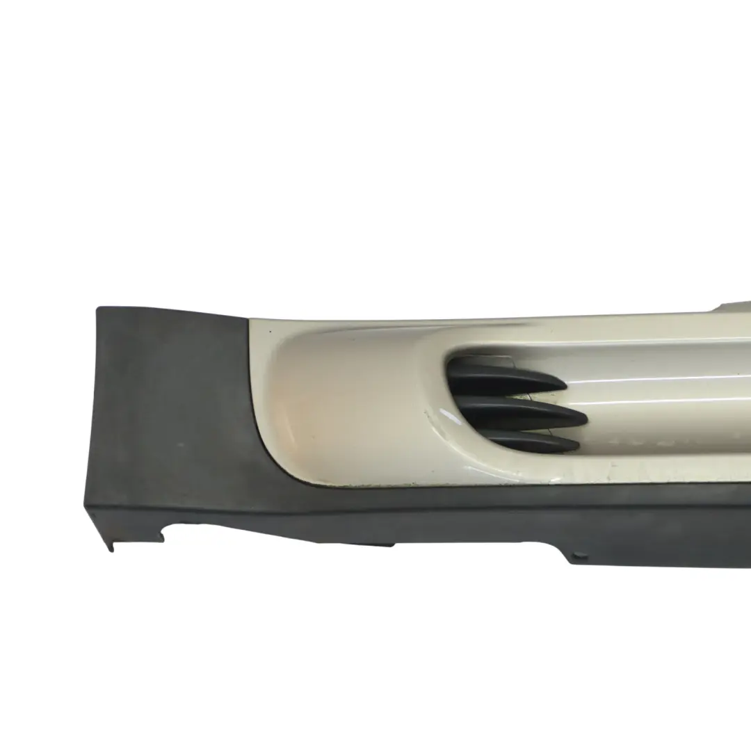 Mini JCW R56 R57 Faldón lateral para puerta derecha moldura Sparkling Silver A60 - SKU 0404114-SS - Número de pieza 0404114