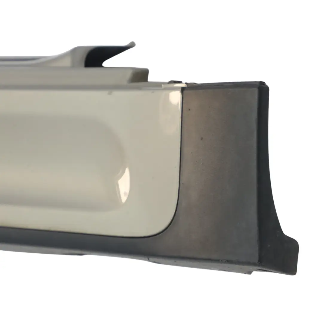 Battitacco Destra Laterale Rivestimento Sparkling Silver - A60 per Mini JCW R56 R57 con numero di parte 0404114 Mini JCW R56 R57 Battitacco Destra Laterale Rivestimento Sparkling Silver - A60 - SKU 0404114-SS - Numero di parte 0404114