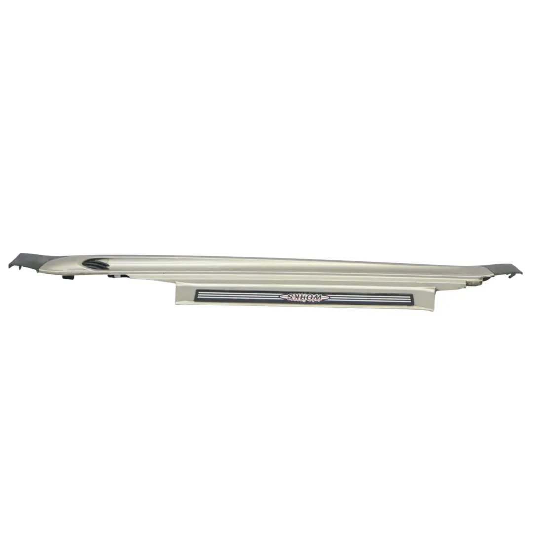 Left Door N/S Sill Skirt Side Trim Sparkling Silver A60 to Mini Cooper R56 R57 JCW with Part number 0404115 Mini Cooper R56 R57 JCW Left Door N/S Sill Skirt Side Trim Sparkling Silver A60 - SKU 0404115-SS - Part number 0404115