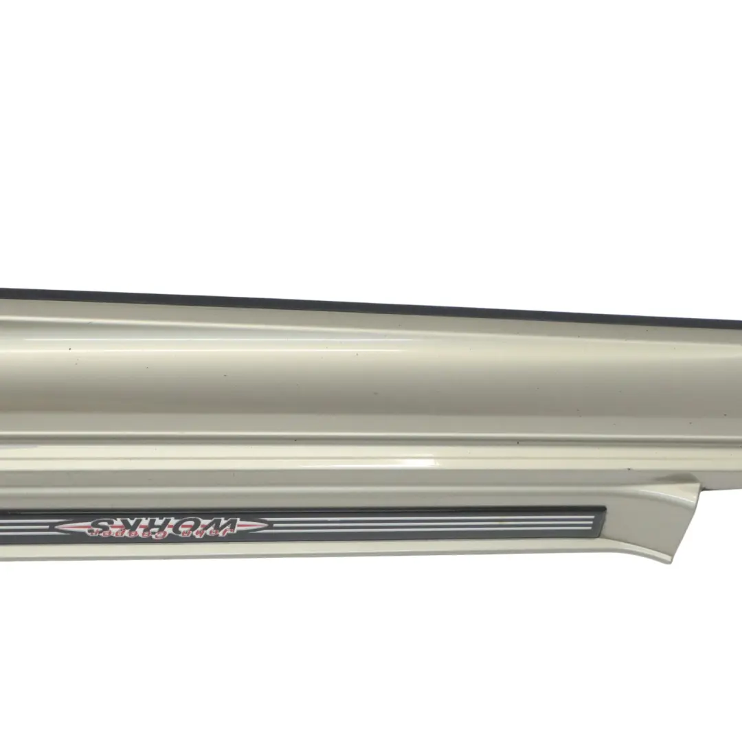 Mini Cooper R56 R57 JCW Left Door N/S Sill Skirt Side Trim Sparkling Silver A60 - SKU 0404115-SS - Part number 0404115