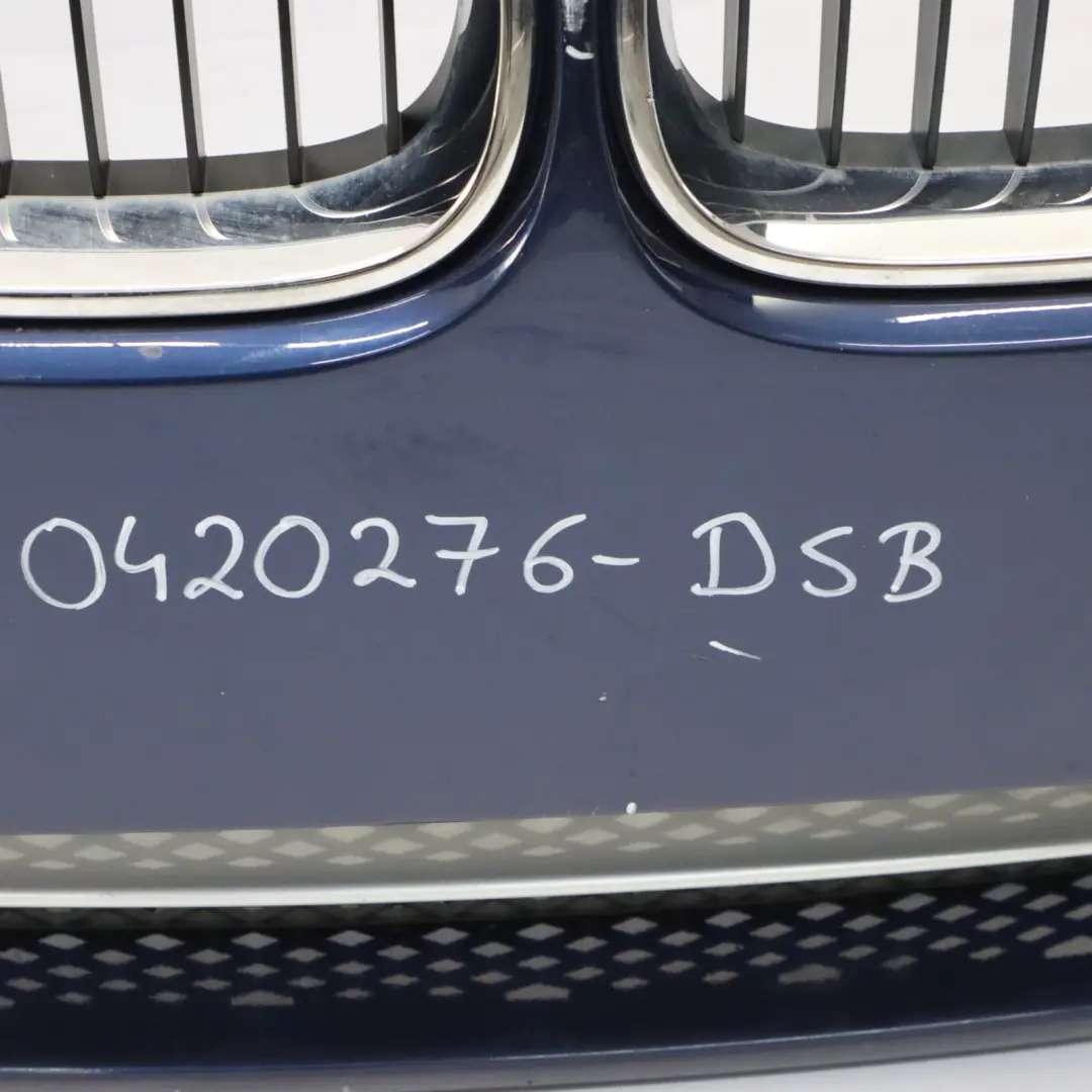 BMW E60 E61 LCI Przedni Zderzak Tiefseeblau Niebieski Metalik - A76 - SKU 0420276-DSB - Numer Części 0420276