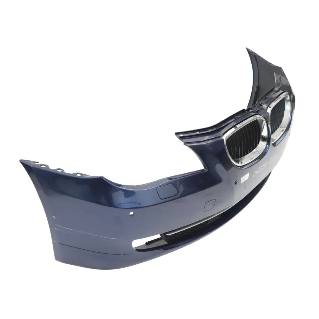 Front Bumper Trim Panel Tiefseeblau Deep Sea Blue - A76 to BMW E60 E61 LCI with Part number 0420276 BMW E60 E61 LCI Front Bumper Trim Panel Tiefseeblau Deep Sea Blue - A76 - SKU 0420276-DSB - Part number 0420276