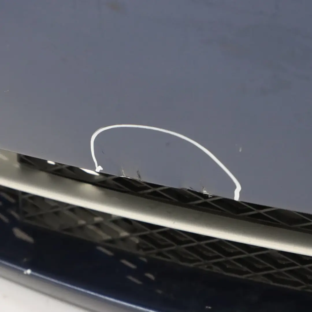 BMW E60 E61 LCI Front Bumper Trim Panel Tiefseeblau Deep Sea Blue - A76 - SKU 0420276-DSB - Part number 0420276