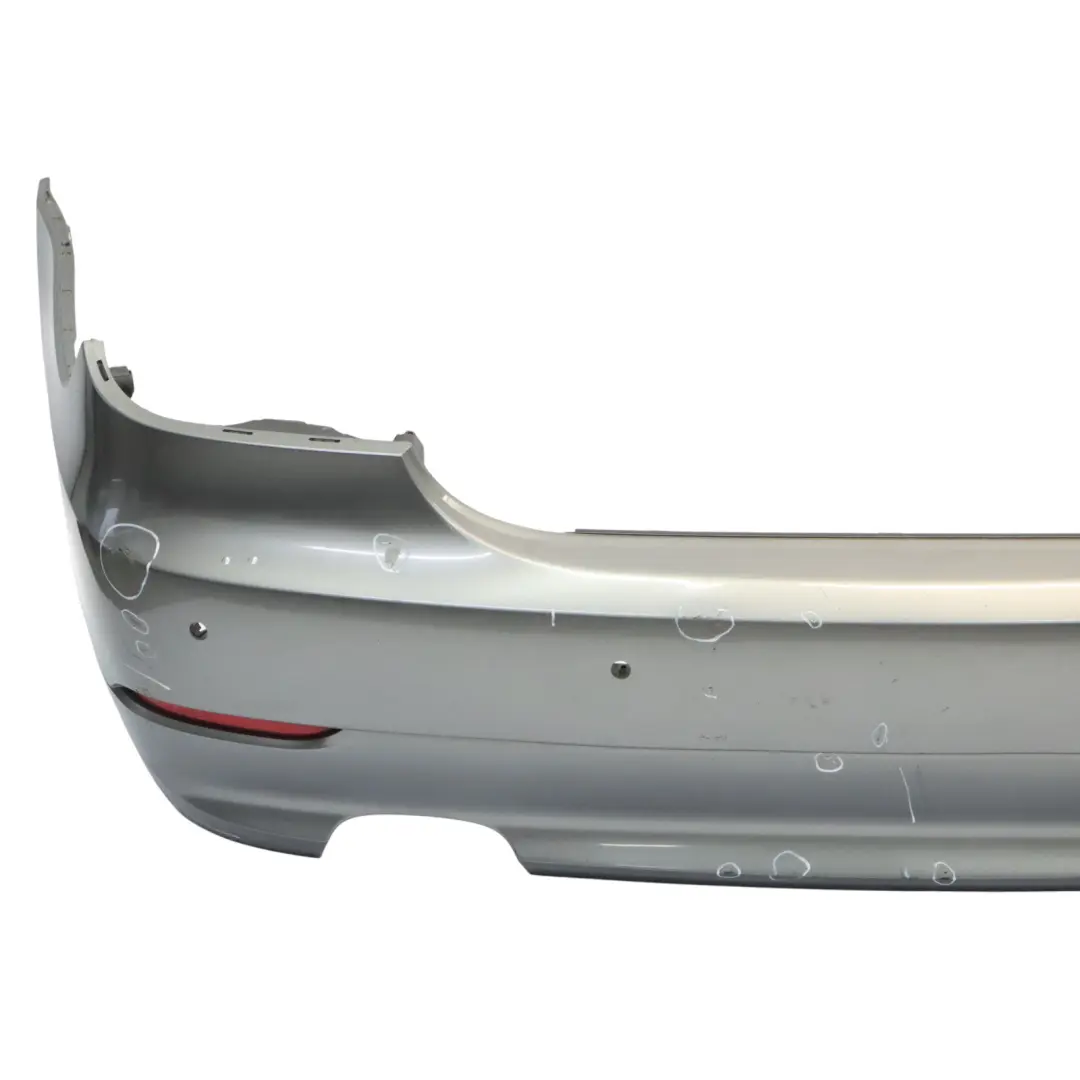 BMW E60 LCI Saloon Rear Bumper PDC Spacegrau Space Grey Metallic - A08 - SKU 0422349-SCG - Part number 0422349