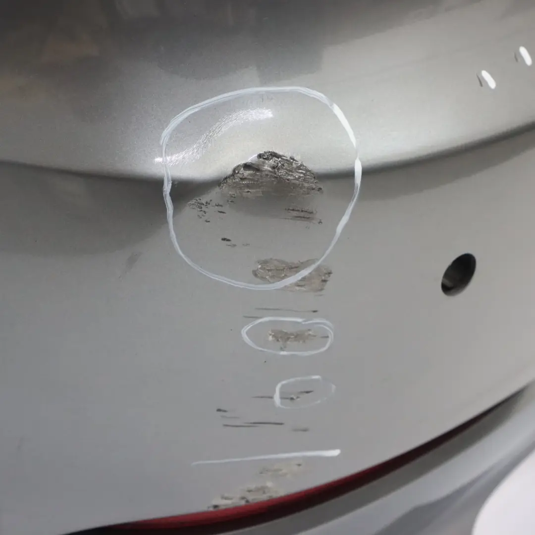 BMW E60 LCI Saloon Rear Bumper PDC Spacegrau Space Grey Metallic - A08 - SKU 0422349-SCG - Part number 0422349