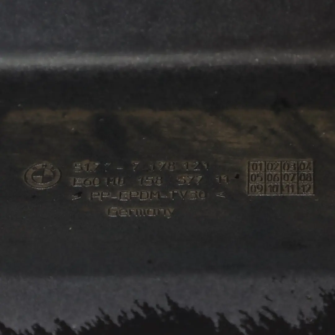 BMW E60 E61 LCI Listwa Progowa Boczna Lewa Spacegrau Grey - A52 - SKU 0422464-SCG - Numer Części 0422464