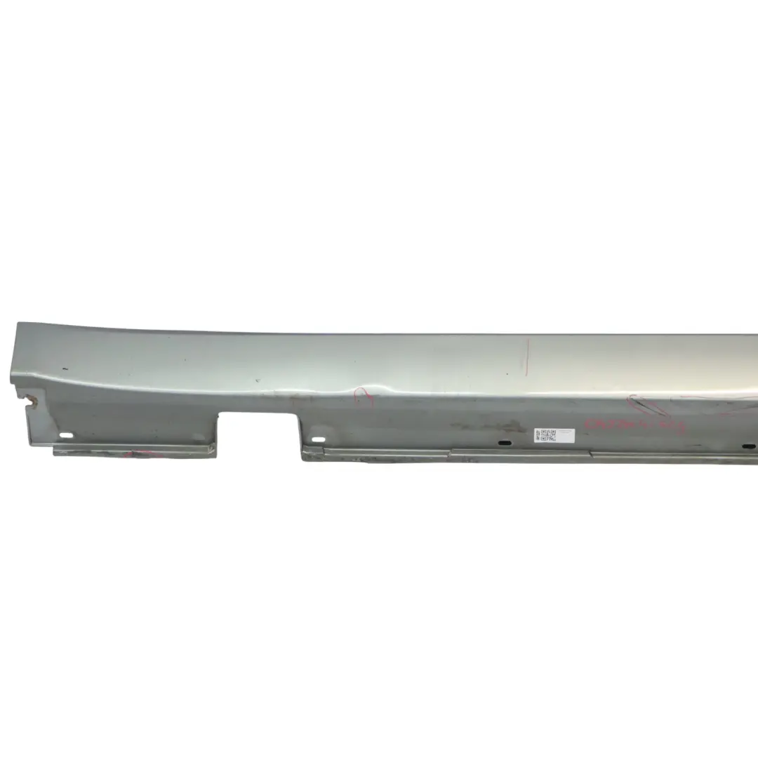 BMW E60 E61 LCI Door Sill Cover Side Skirt Left N/S Spacegrau Grey - A52 - SKU 0422464-SCG - Part number 0422464